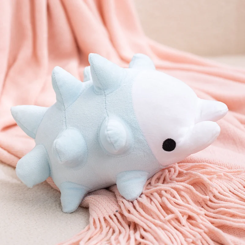 Snom Plüschpuppe, schöne Eisfigur, weiches, flauschiges Sammelspielzeug für Spiele- und Anime-Fans, für den Innenbereich, Tischdekoration, Heimdekoration – Detail 11