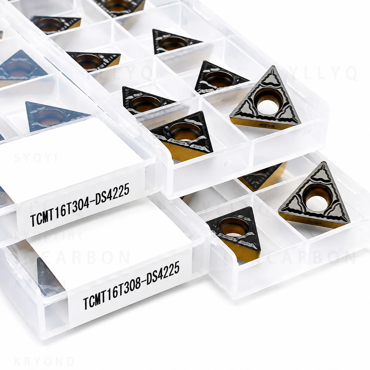 TCMT16T304/TCMT16T308/TCMT090204 DS4225 Carbide Turning Inserts for Stainless Steel CNC Lathe External Turning Tools view 5