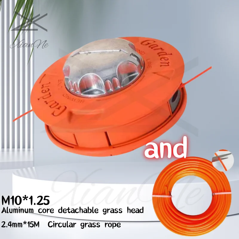 M10*1.25 Quality Automatic Grass Trimmer Head for Garden Machinery Gasoline Brush Cutter