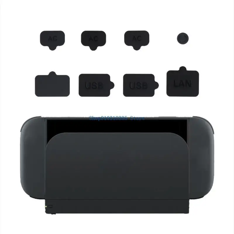 8pcs Silicone Dustproof Covers Protective Guards Simple Installs for Console 2