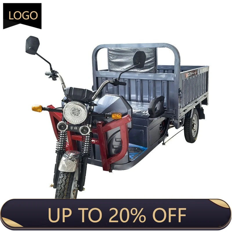 QQA Custom Electric Tricycle Accessories Electric Pickup 650 Watt Tricycle Design Cargo Tricycle