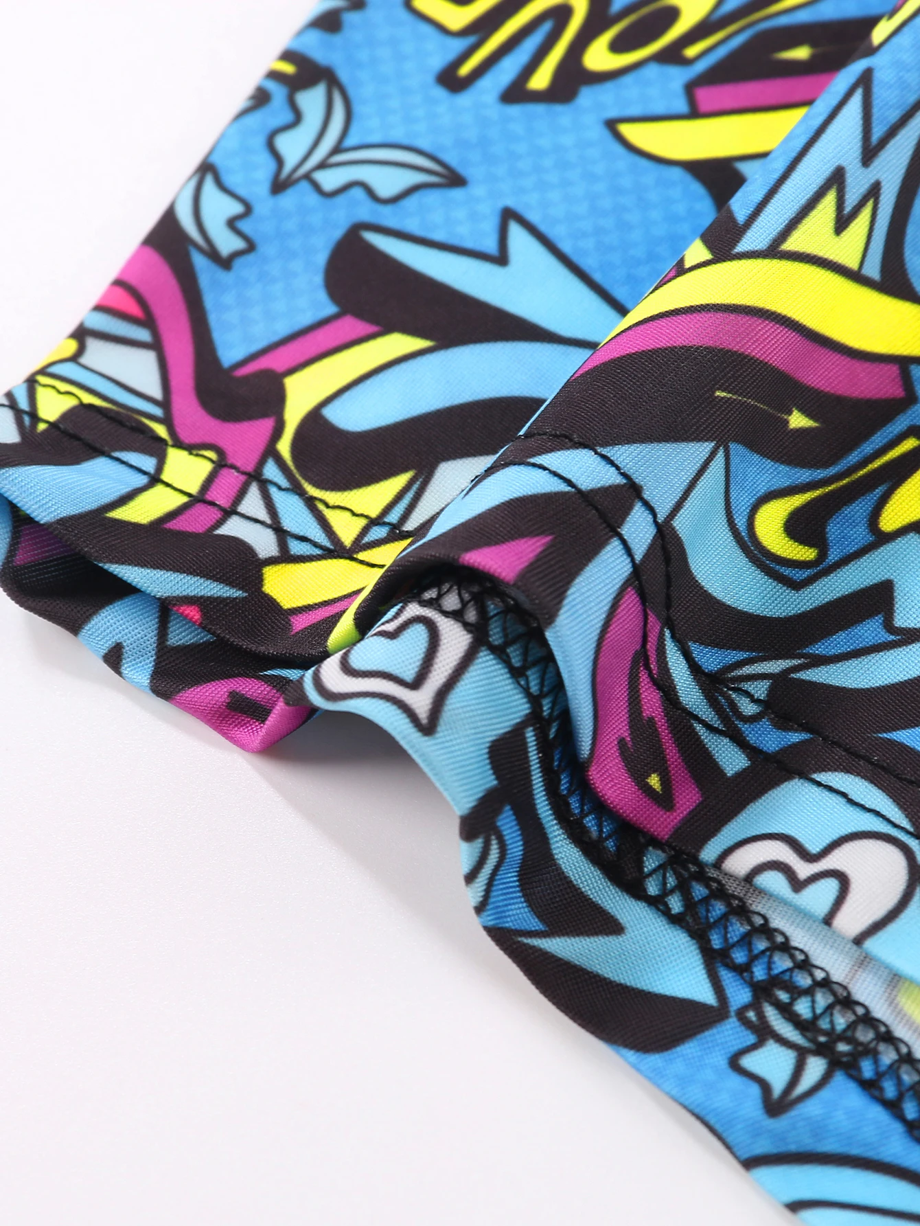 Boys thin style breathable personality trend printed youth boxer Shorts 5 pieces
