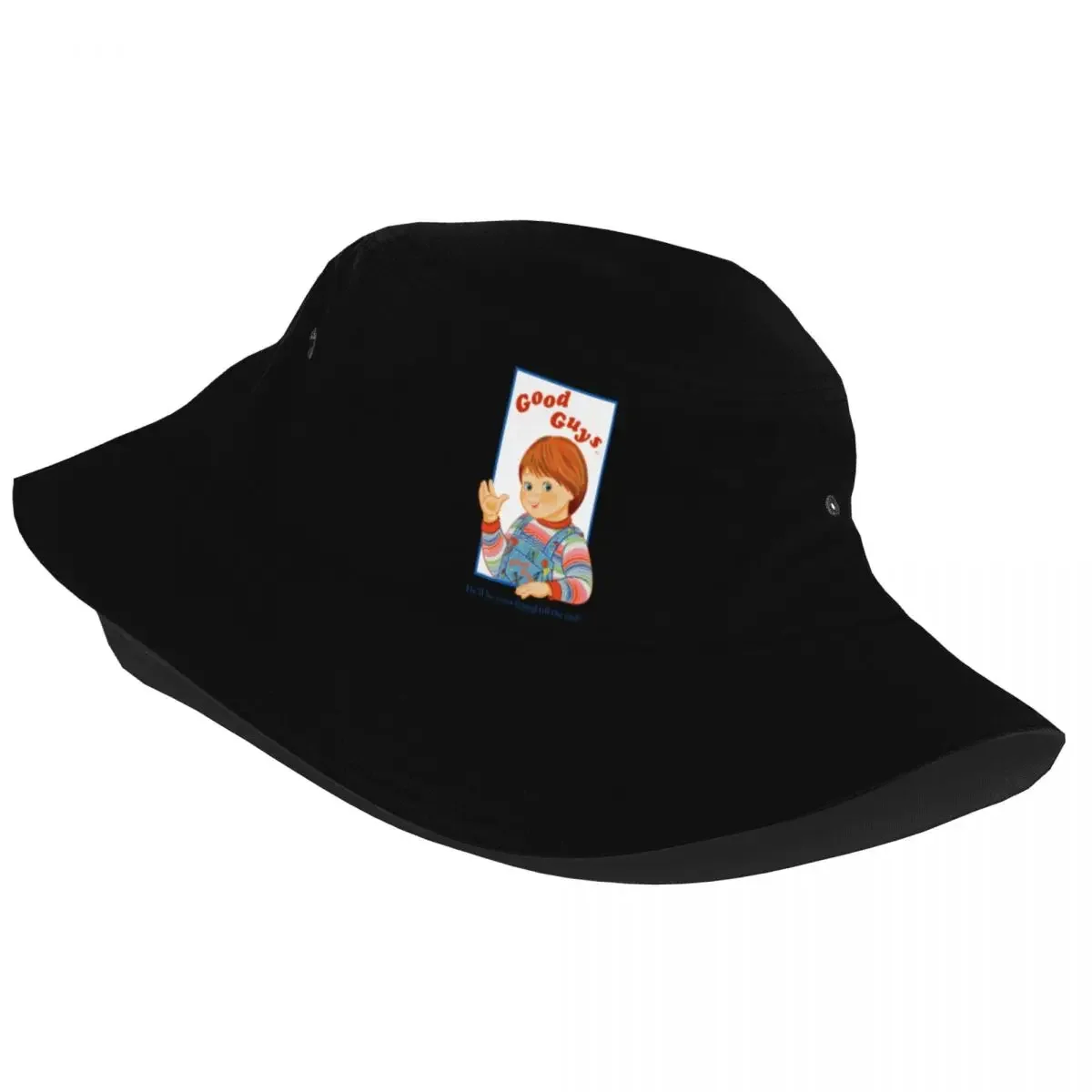 Harajuku Child's Play Good Guys Chucky Bucket Hat Girl Outdoor Sports 80s Horror Fishing Fisherman Caps Beach Hatwear