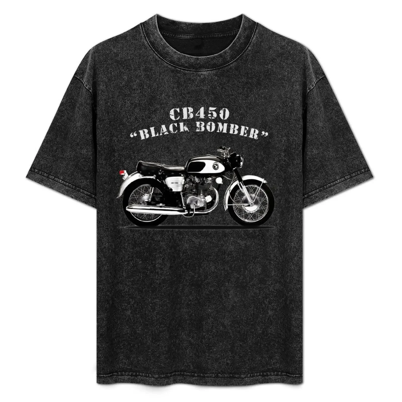 

The Black Bomber - CB450 1967 T-Shirt Man t-shirt graphics vintage clothing for men