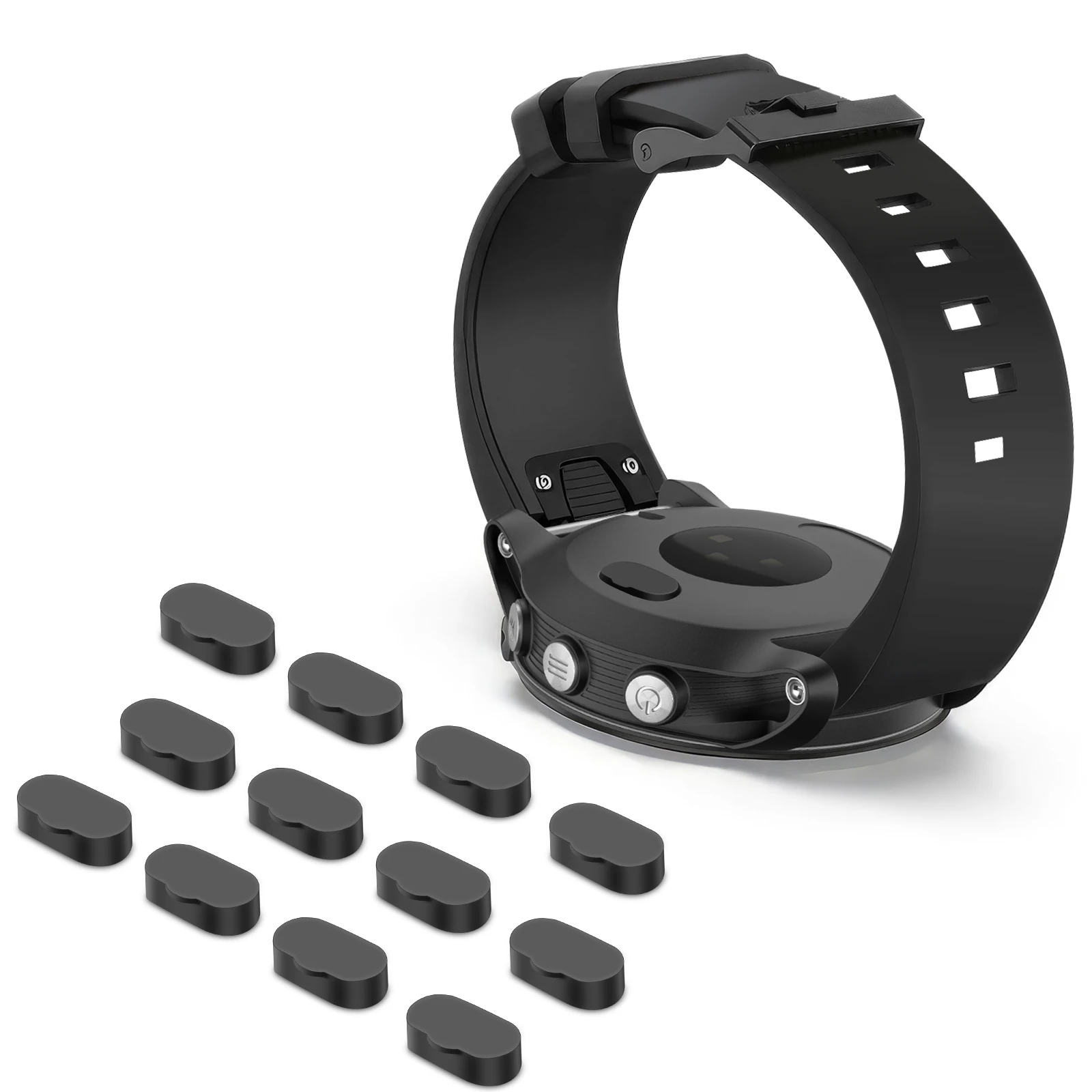 Charger Port Dustproof Plug Cover Cap For Garmin Forerunner 955 945 265 645 965 Fenix 7 S 7X 6 6S 6X 5 Vivoactive 3 4 5 Case