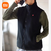 Xiaomi SKAH Fleece-padded Flexible Heated Vest for Men Autumn Winter Windproof Intelligent Temperature Control Heated Clothes