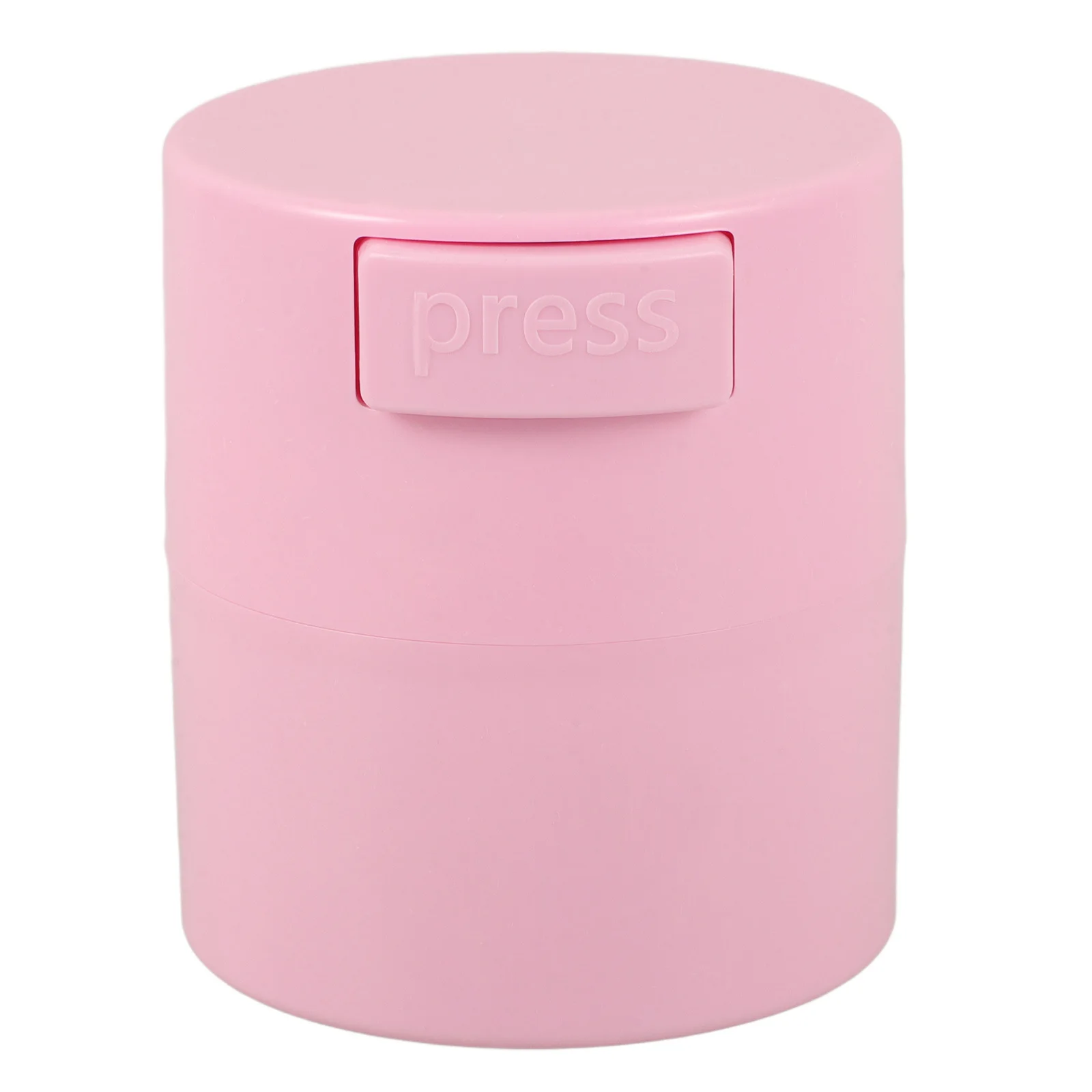 Lash Glue Storage Container Airtight Vacuum Seal Design Press Type Large Capacity Transparent Body for Eyelash Extension Artists