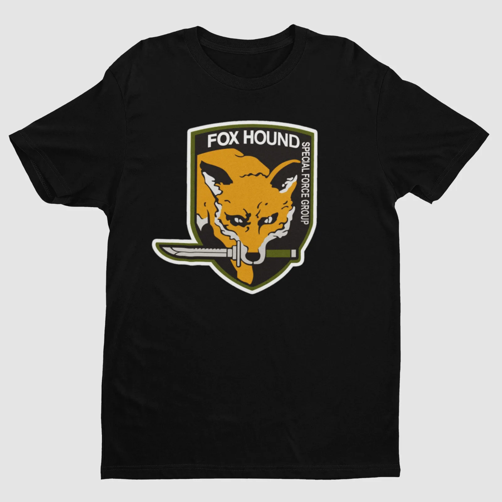 Metal Gear Solid: Foxhound High-Tech Special Forces Unit Emblem Unisex T-Shirt