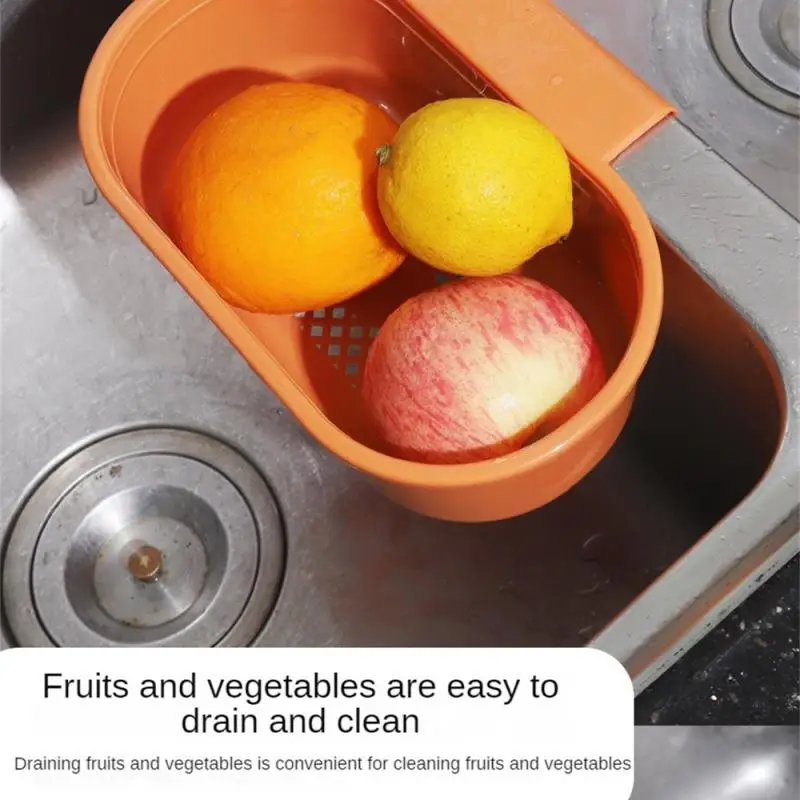 

Dry And Wet Separation Kitchen Sink Drain Basket Can Be Hung Washing Basin Multifunctional Storage Slag Washing Basin