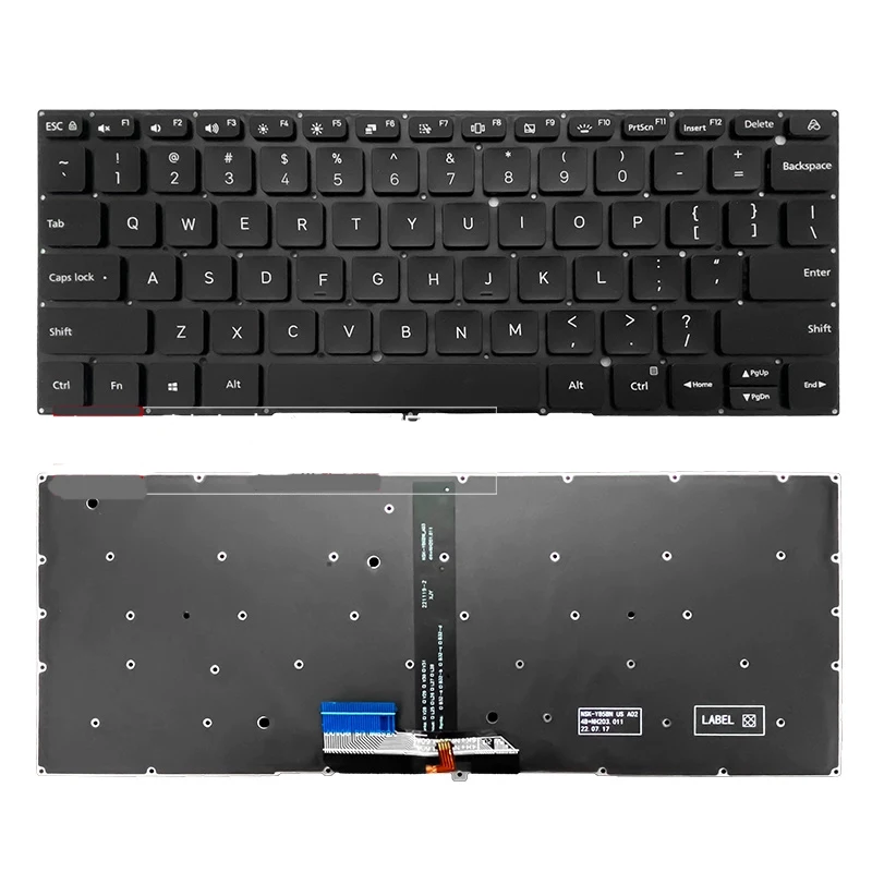 New Genuine Laptop Replace Keyboard for Xiaomi Pro14 Pro15 XMA2008 XMA2009 AL AD EJ BL DB DL