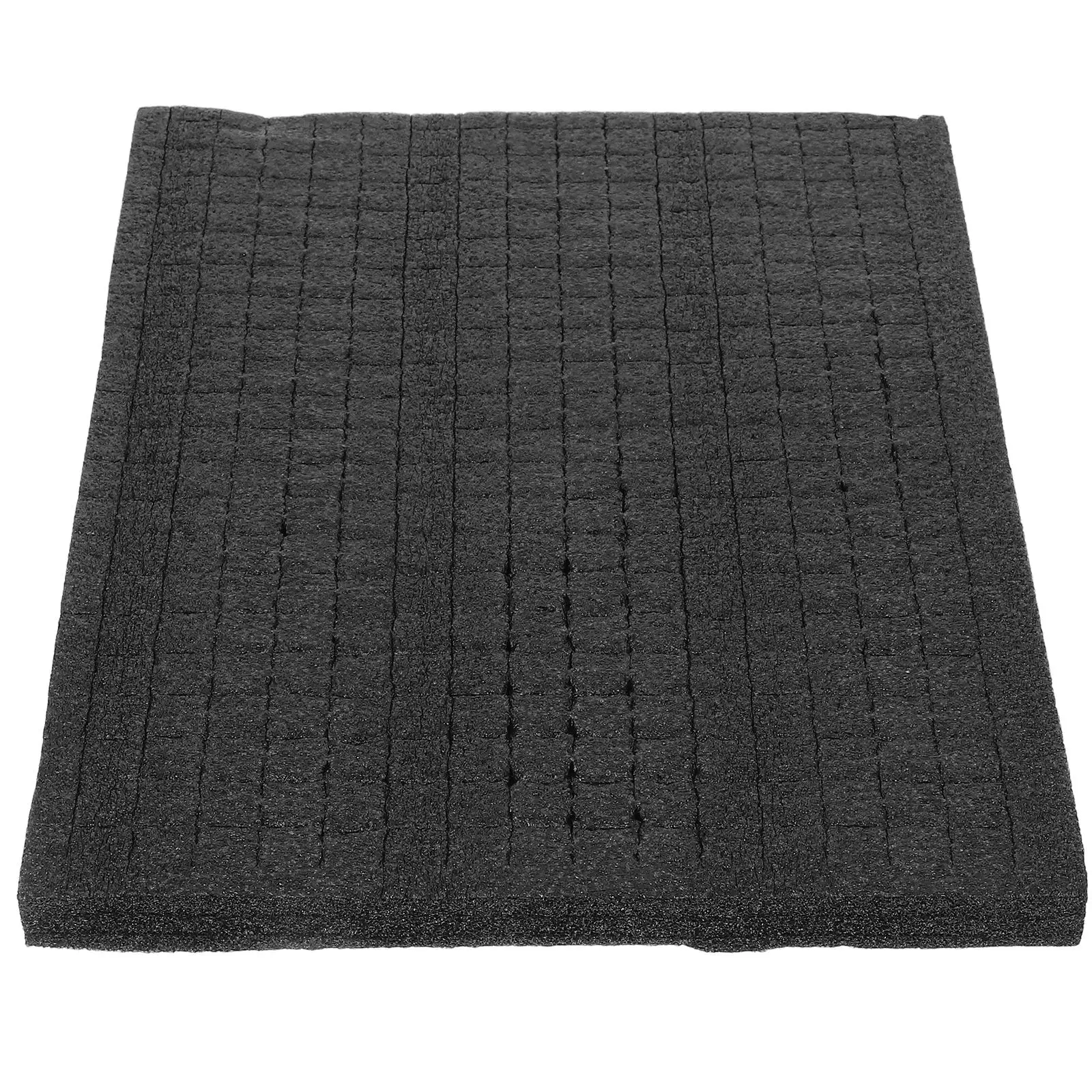 Caja de herramientas de rejilla de algodón perlado negro, revestimientos de bandeja ganizer de espuma, almohadillas de protección, tablero de espuma de embalaje, forro de esponja para