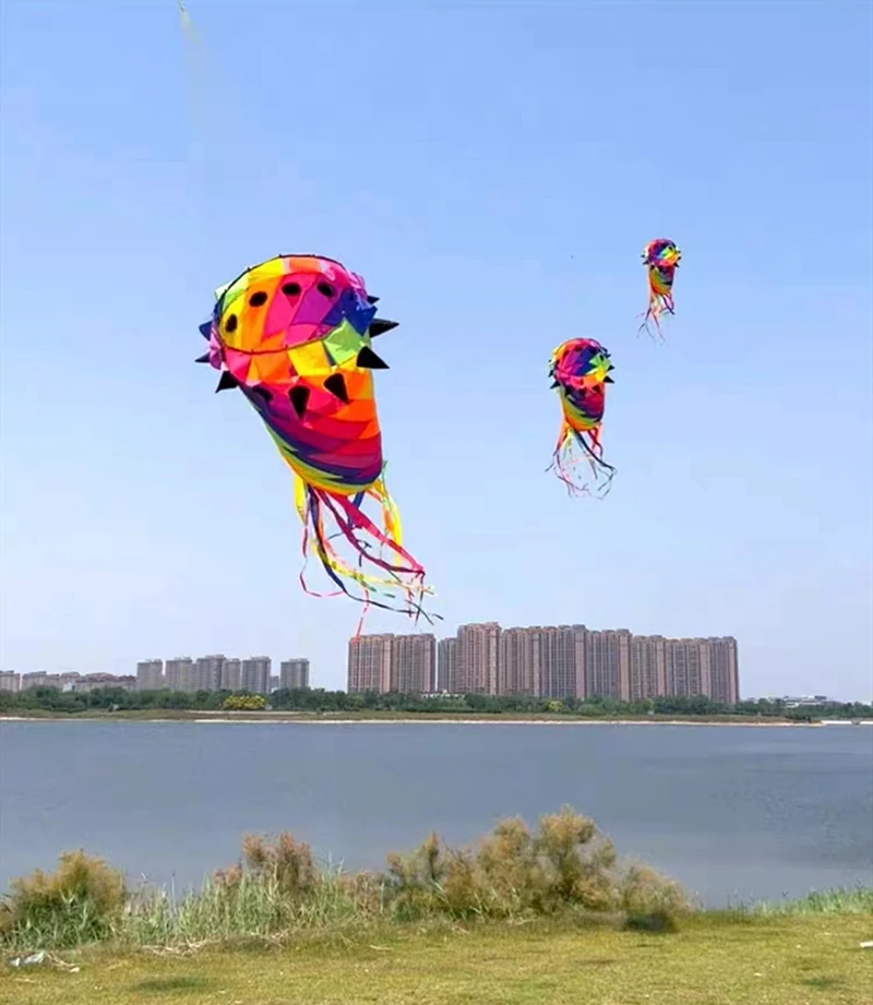 Free Shipping 400cm kite windsocks flying for adults kites shows kites pendant inflatable kites parachute toy dragon fly winder