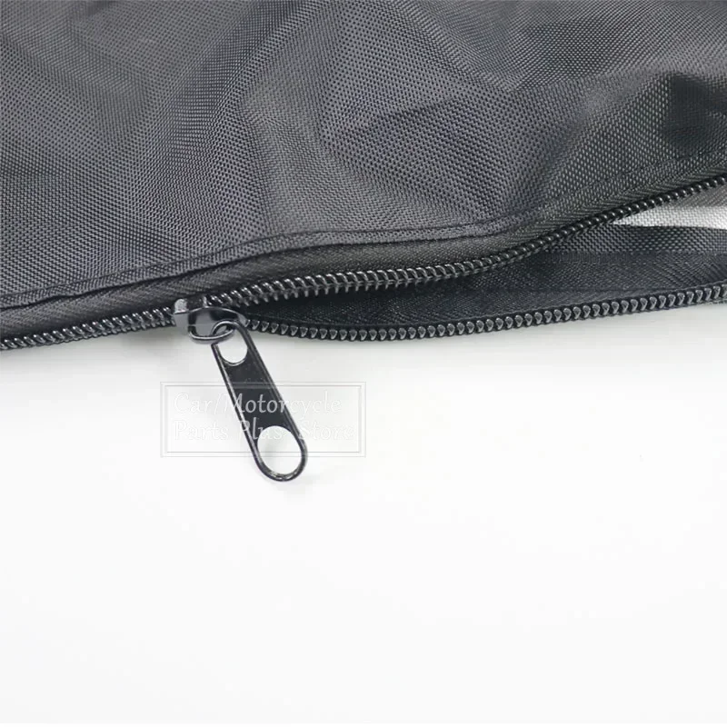 6-225HP Full Outboard Motor Engine Boat Cover 420D Waterproof Anti-scratch Heavy Duty Engine Protector Motor Black Boat Fabric