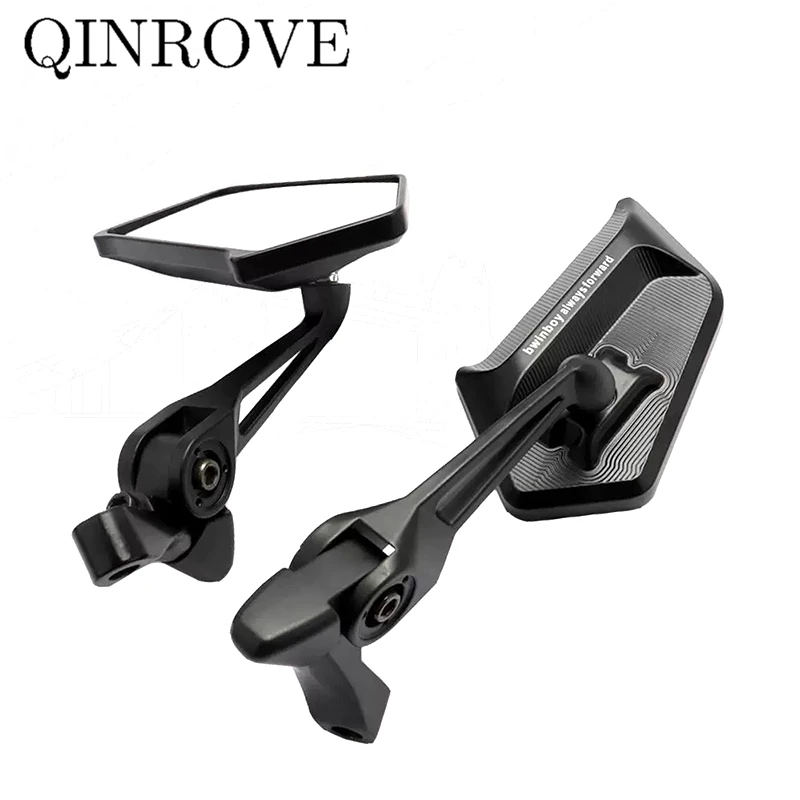 

Motorcycle Rear View Mirror Clear Blue Glass 360° Rotation Scooter Side Convex Mirror Universal for Kymco Superdink Xciting 400i