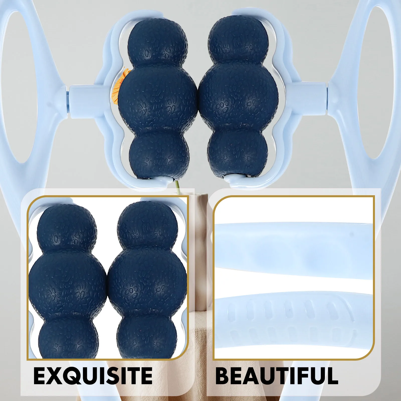 

Cervical Spine Massager Neck Roller Tool Trigger Point Muscle Massagers Handheld Rollers