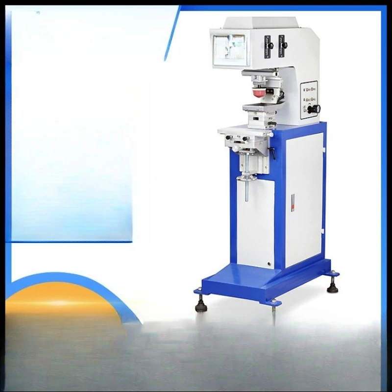 

Semi-automatic pad printing machine bottom labeling machine 125 small pneumatic monochrome dishwasher printing machine