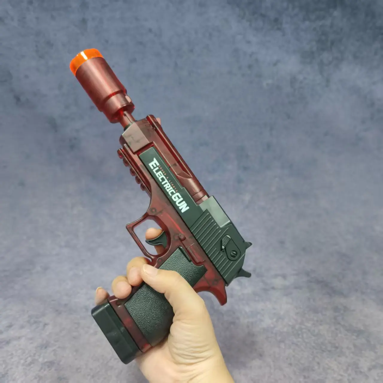 2025 جديد MP5 الكهربائية الصوت ضوء مسدس لعبة للأطفال-أضواء ديناميكية ، أصوات ممتعة ، آمنة ، دائم-هالوين عيد الميلاد هدية عيد ميلاد 3 +