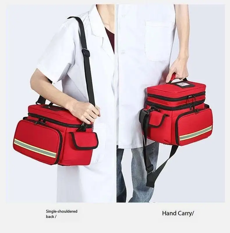 Fully functional waterproof multi pocket medical emergency kit