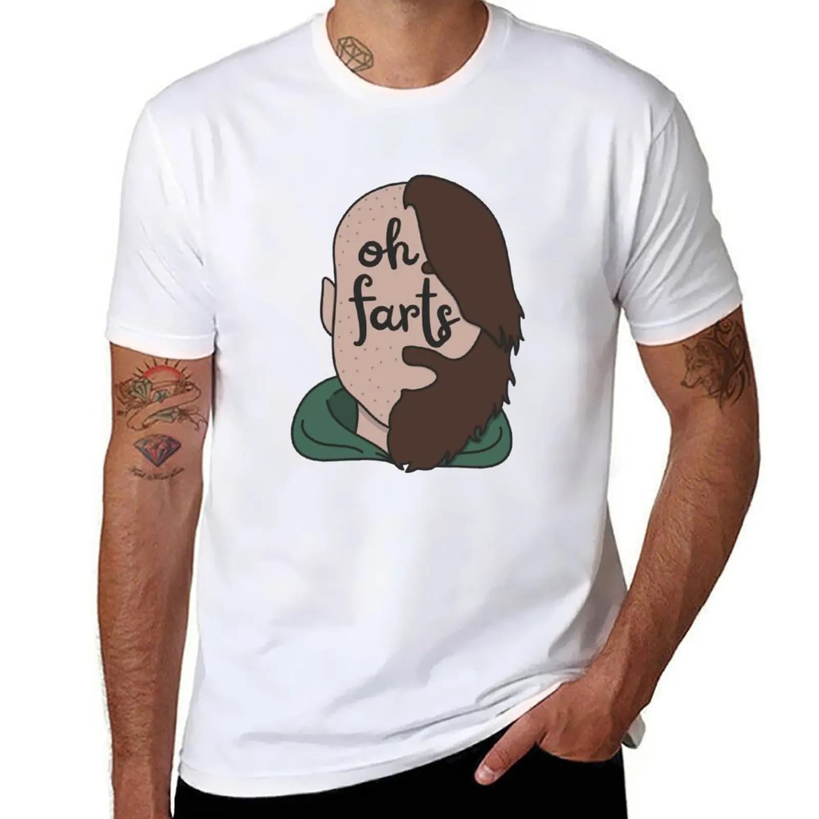 

Farts | Tandy Man Last Oh Earth On T-Shirt Light Athletic Short Sleeve Tee Shirt