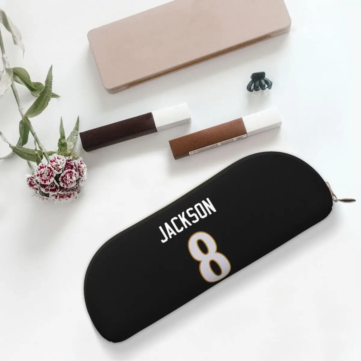 Piórniki Lamar Jackson Pojemnik na długopisy Przechowywanie Artykuły papiernicze Duża pojemność Pudełko na długopisy Piórnik dla uczniów Prezenty