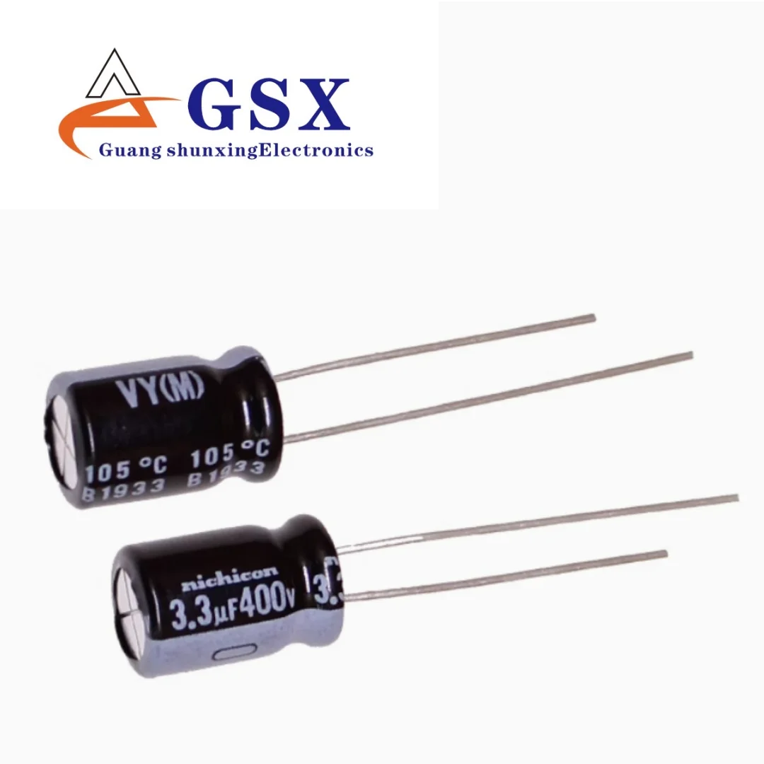 

Brand new original genuine imported aluminum electrolytic capacitor 400v3.3UF 8 * 11.5 Nichicon VY from Japan