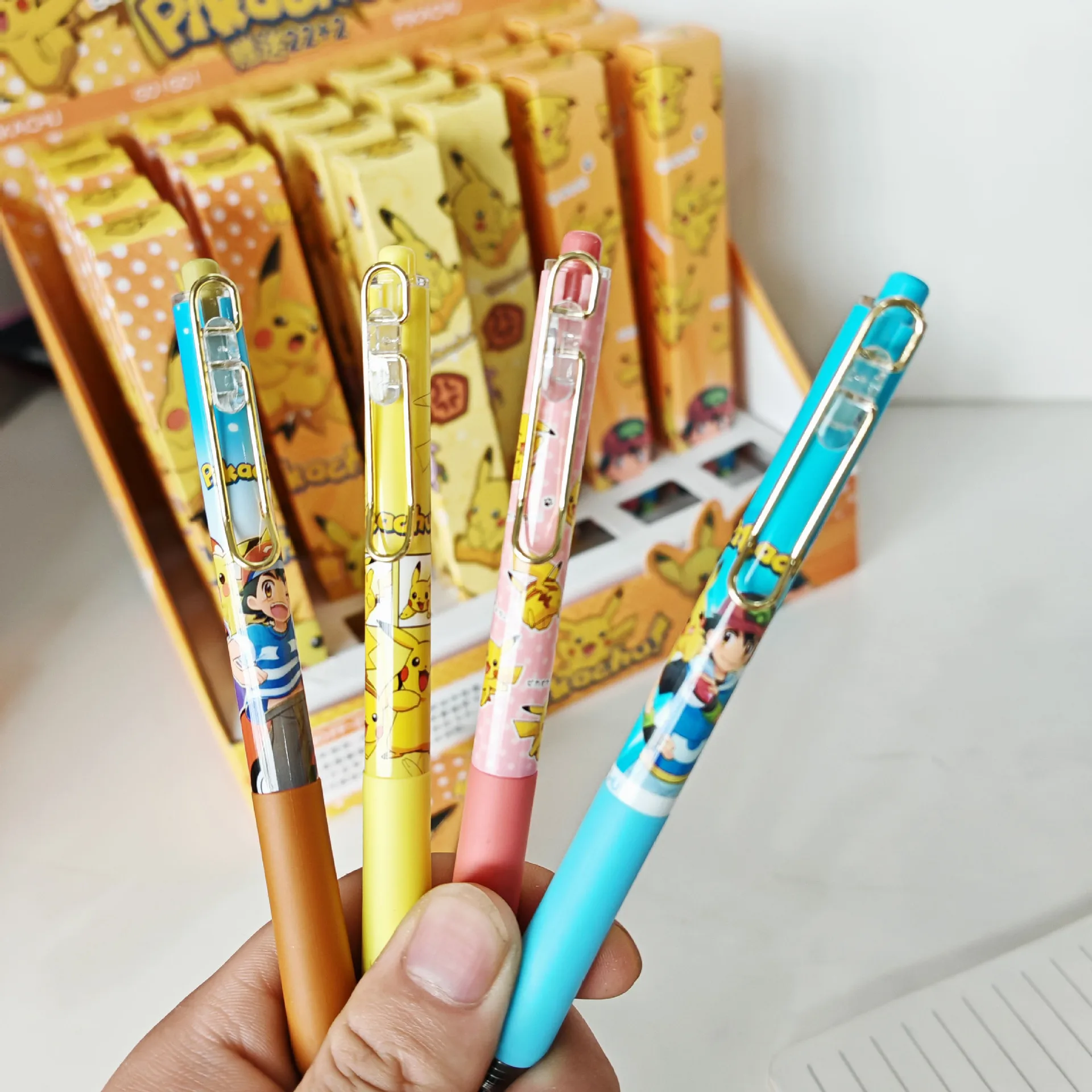 New model Pikachu high color value creative personality surprise pen cute cartoon students press gel pen birthday