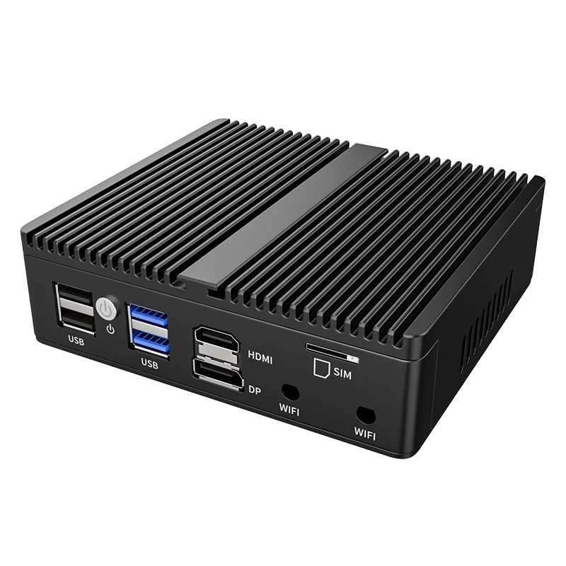 Intel N100 Celeron N5105 Mini PC senza ventola Firewall Apparecchio 4 * Intel i226 i225 2.5G LAN HD DP pfSense ESXI AES-NI Router morbido
