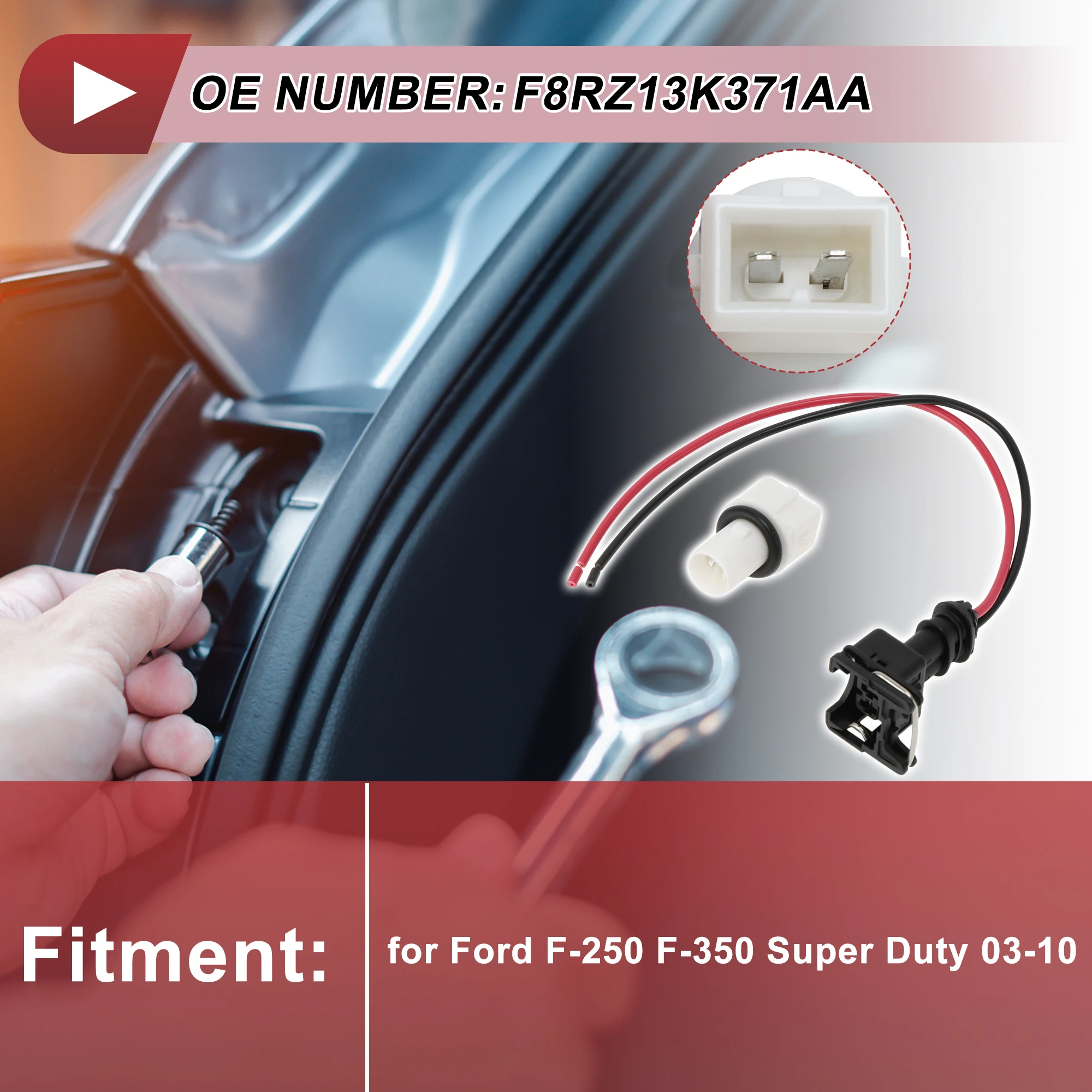 

UXCELL 1 комплект проводки бокового габаритного фонаря для Ford F-250 F-350 Super Duty 03-10