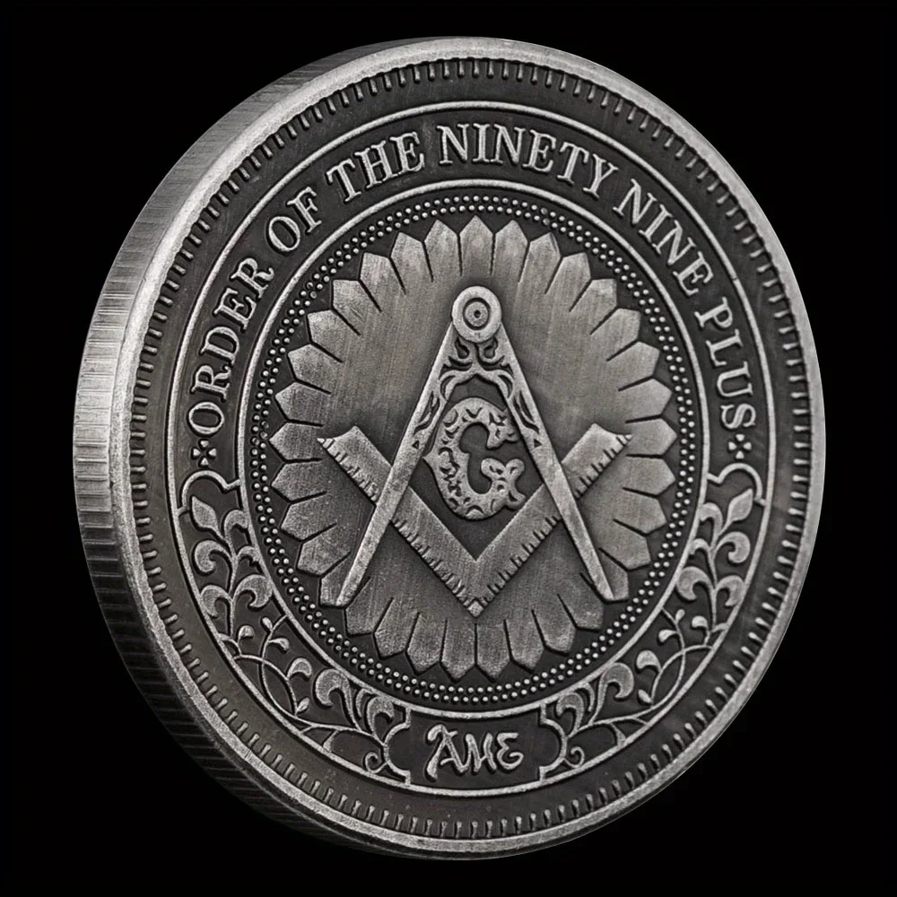 عملة تذكارية مجانية ماسون ، طلب الفرسان ، مطلي بالبرونز في المستشفى ، هدية قابلة للتحصيل ، عملة التحدي ، قطعة واحدة