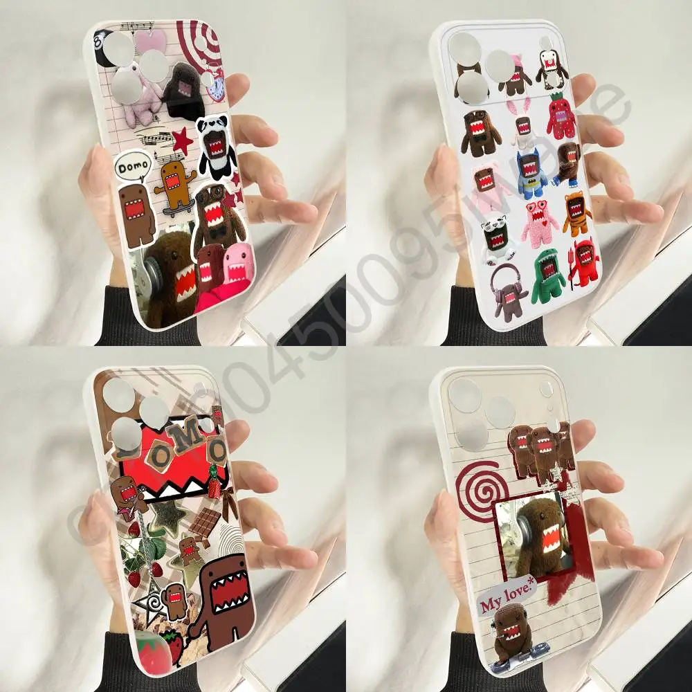 

Cartoon D-Domo Kun Cute Phone Case For iPhone 11,16,15,14,13,17,12,Plus,E,Air,Mini,Pro,Max Magnetic Magsafe Soft Cover