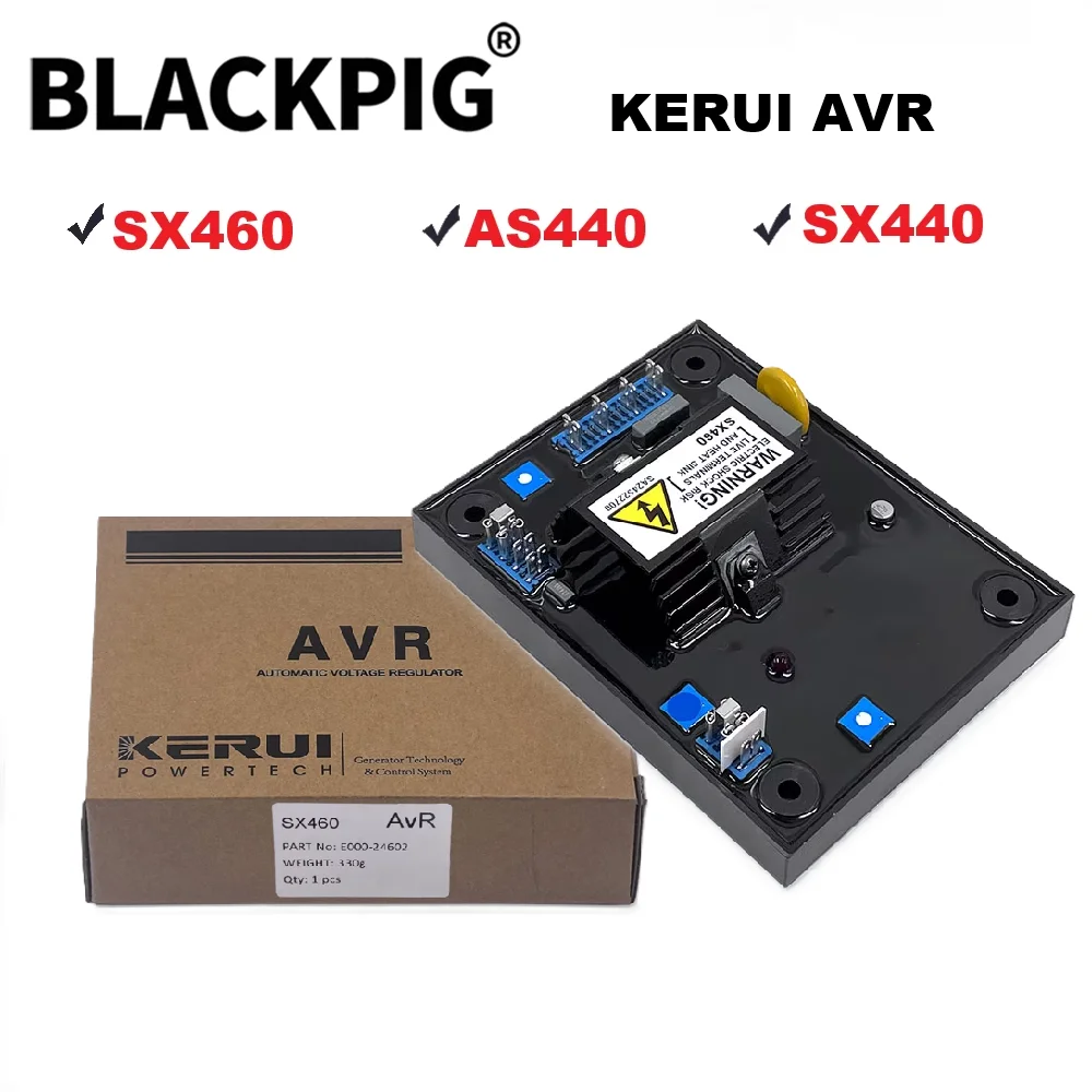 KERUI AVR Automatic Voltage Regulator SX460 SX440 AS440 For Generator Parts Voltage Stabilizer Circuit Board High Quality