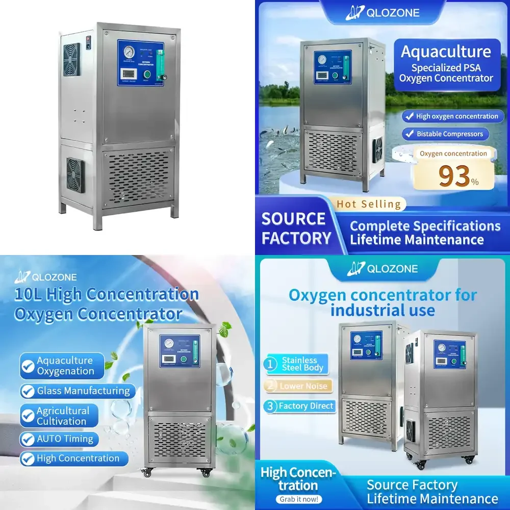 

QihangRAS Ras Large 60l 0.2 Mpa Recirculating Aquaculture Aerator Fish Farming 220v