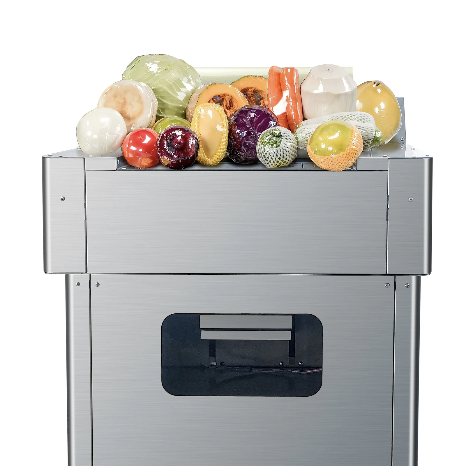 Picture 3: Efficient packaging is widely used in automatic PVC plastic wrap packaging machine, supermarket tray sealing food packaging