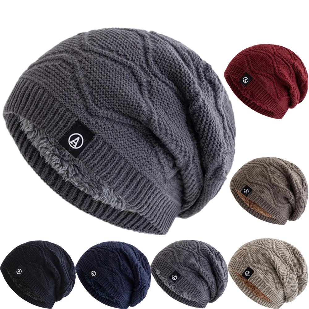 نمط جديد للجنسين قبعة الشتاء الدافئة موضة رسالة تزيين محبوك قبعة الرجال والنساء أفخم الفراء اصطف سميكة قبعة تزلج قبعة