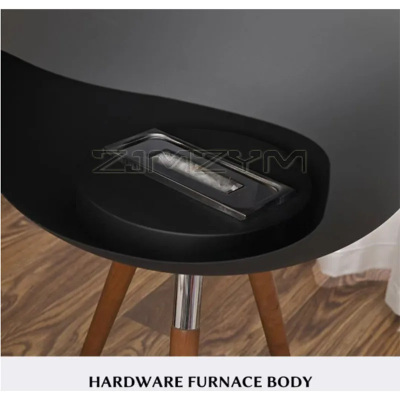 Freestanding Fireplace Real Fire Heater Indoor Outdoor Decorative Bio Alcohol Fireplace Easy to Move and Place Freely view 2