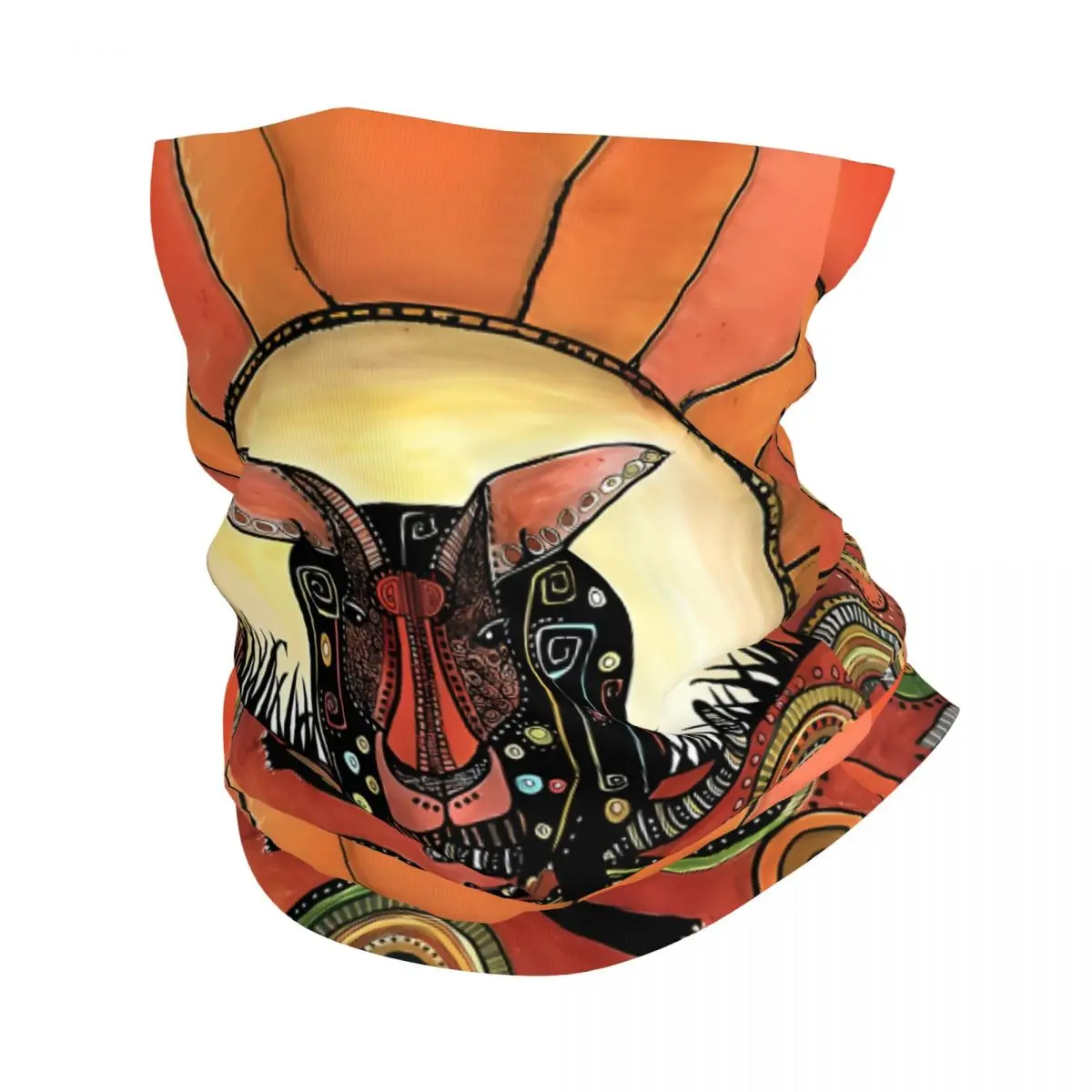 Art Scarf Neckerchief Neck Face Mask Polyester