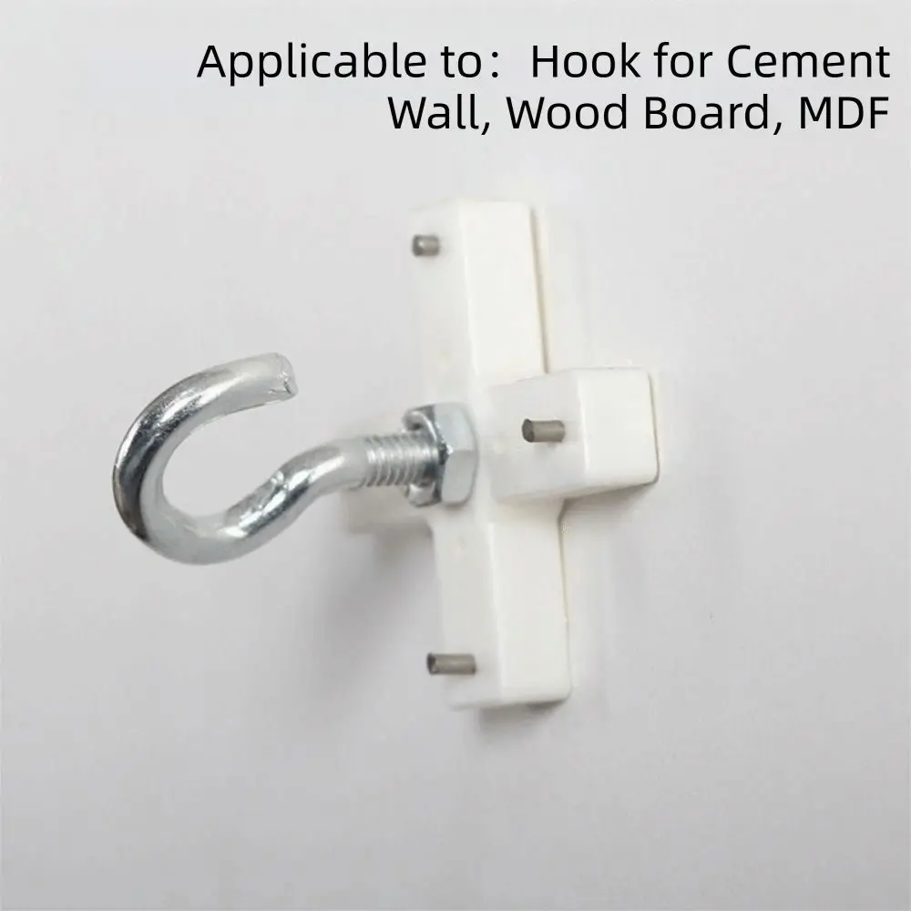 10Pcs No-Drill Metal Ceiling Hook Traceless Open/Closed Type Hanging Hook Mounted Inverted Seamless Inverted Hanging Hook