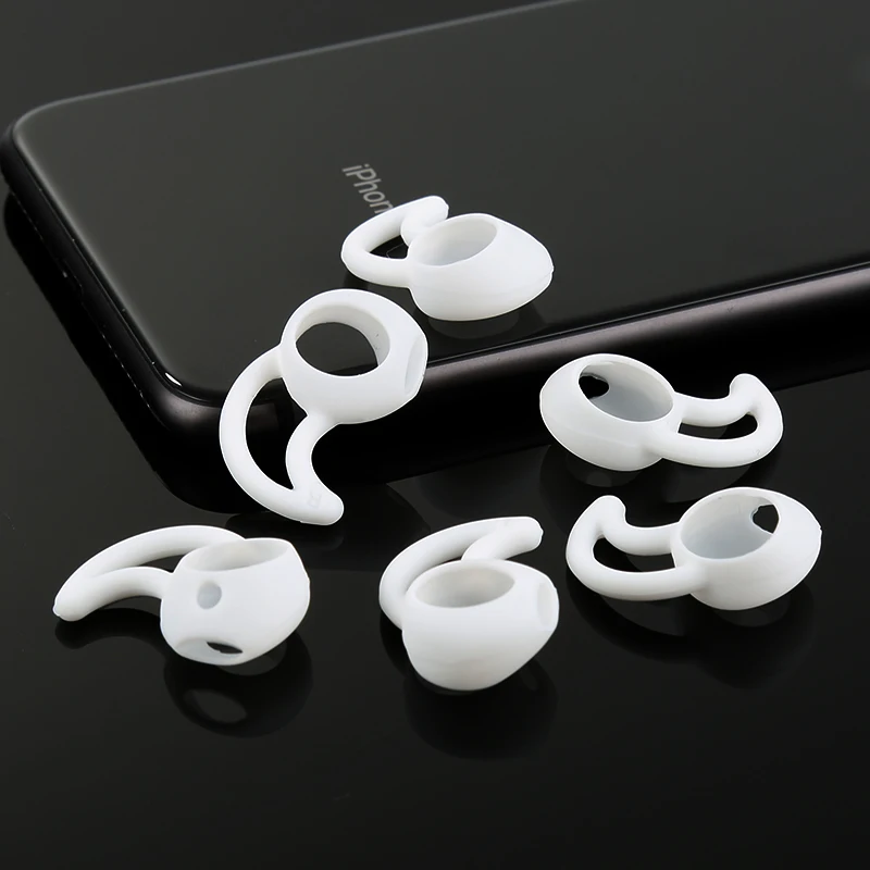 Soft Silicone Sport Replacement Earbud Tips For IPod IPhone 6 / 6 Plus / 5 / 5S / 5C Apple Headphones Earbuds Earpods