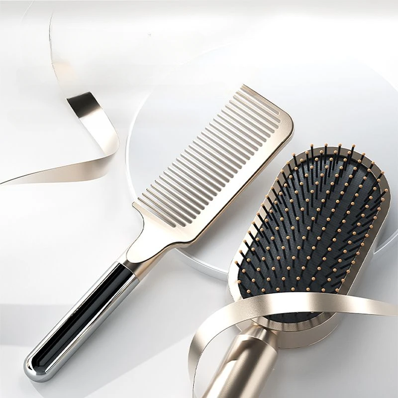 Fluffy Air Cushion Comb for Women, High-End Comb, High Cranial Top, Hair Accessories, Long Hair Styling, Massage Bag