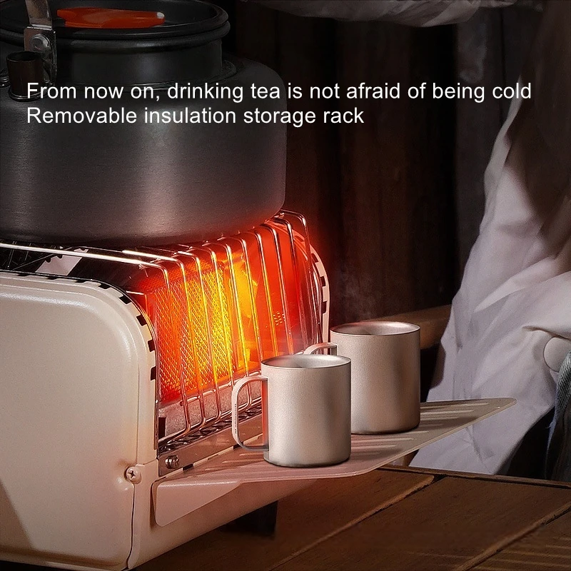 

Portable outdoor heating stove, camping oven, mini portable high-power warm air heating stove