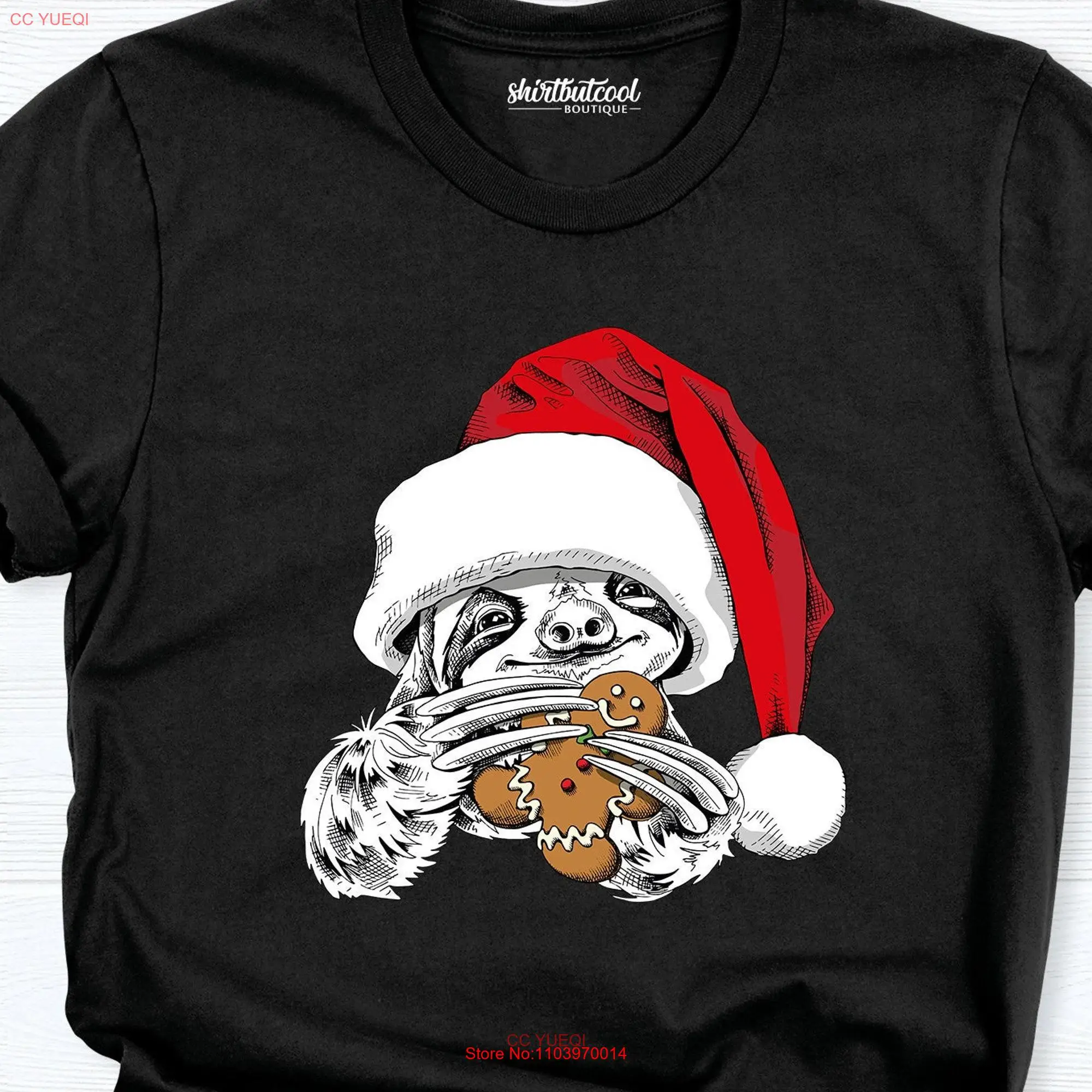 Рождественская рубашка с надписью Merry Slothmas, Рождественская футболка с забавными животными, праздничные подарочные футболки с длинным или коротким рукавом