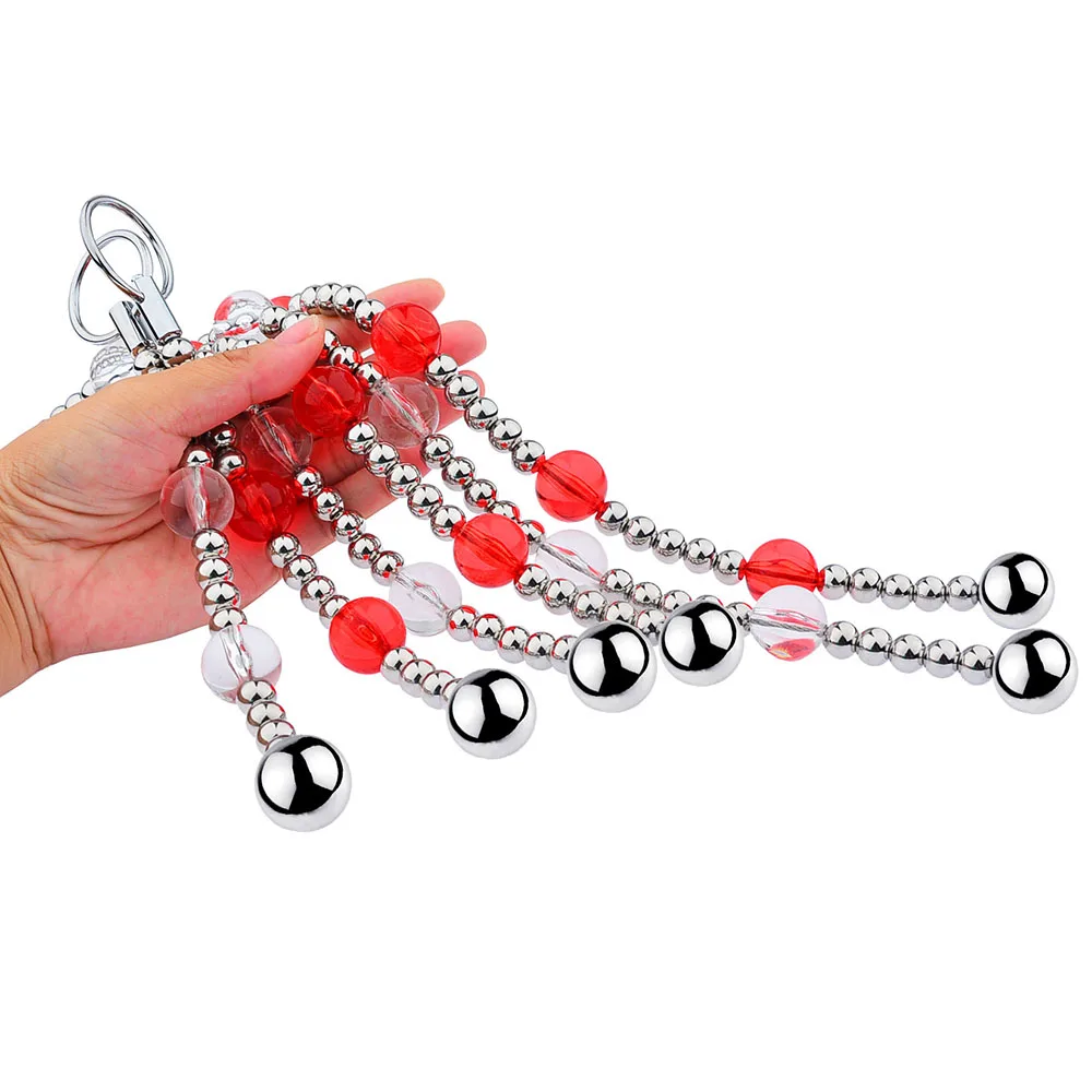 BDSM Electro Shock Metal Anal Bead Plug Penis Ring Electric Stimulator Prostate Massage Butt Plug Male Masturbator Sex Toy image 6