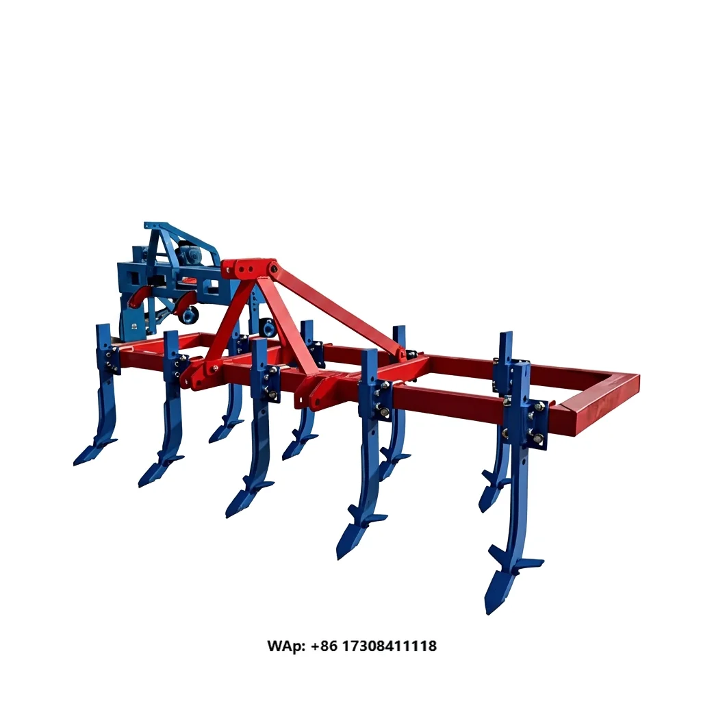 Farm Soil Breaking Subsoiler with Bearing 3-Point Linkage Deep Turning Ripper for New Land Preparation