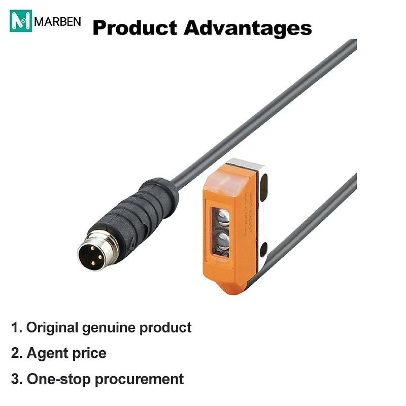 O8H208 Mini Diffuse Photoelectric Sensor IO-Link M8 3Pin IP67 Red Light Small Space Parts Counting Object Detection Switch