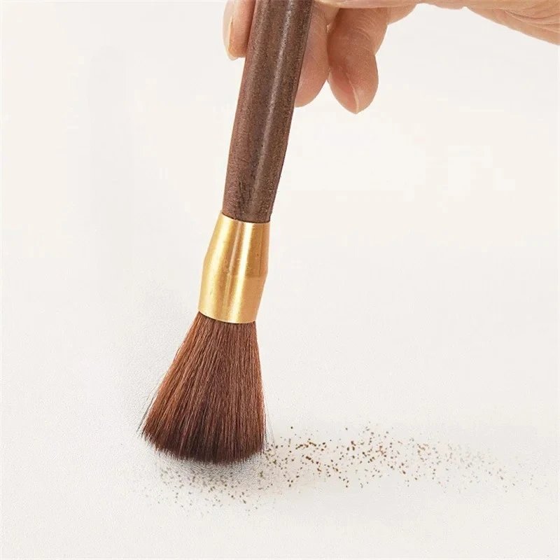 1PC Coffee Grinder Cleaning Brush Wooden Handle Bean Powder Dusting Espresso Brush Barista Tool Coffee Machine cleaning Brush