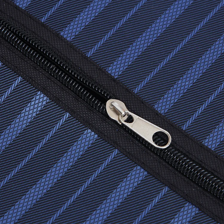 Oxford Cloth Coat Dust Cover Suit BagsThicken Striped Travel Home Men\'s Business Suit Garment Protection Case Garment Dress Bag