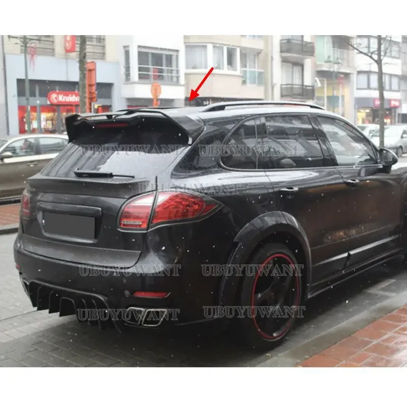 

High Quality Carbon Fiber Rear Trunk Roof Spoiler Wing Fits For Porsche Cayenne 958 2011 2012 2013 2014