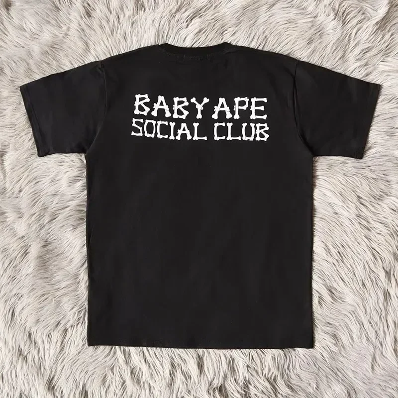 JORDANCLARKSONS matching TUFF CROWD Baby Ape Social Club short-sleeved T-shirt