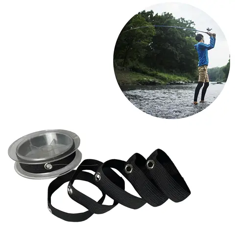 6pcs Spool belt fishing line control belt, fishing line holder, fishing reel fishing line fixer, suitable for most spool