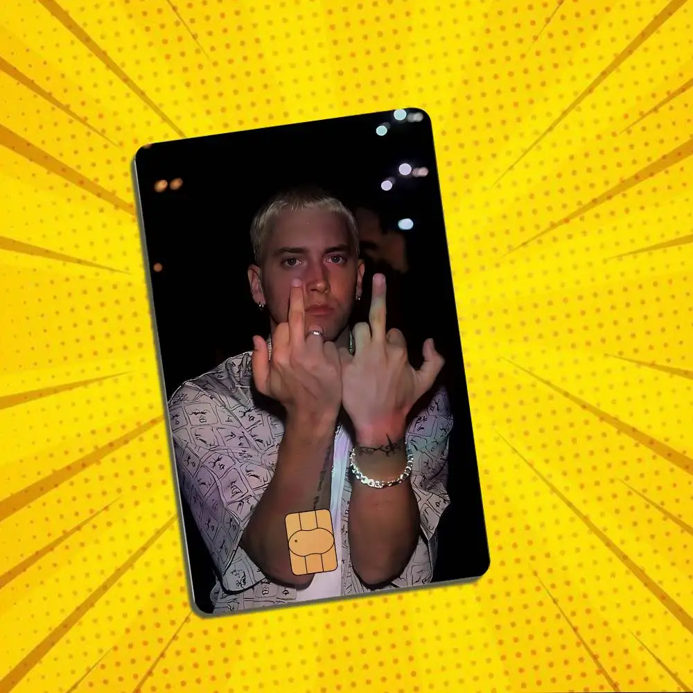 Lose Yourself Slim Shady Rap God Eminem Laser shimmer Credit Card Skin Party Stickers For Visa Bank Card Bus Metro Access Card